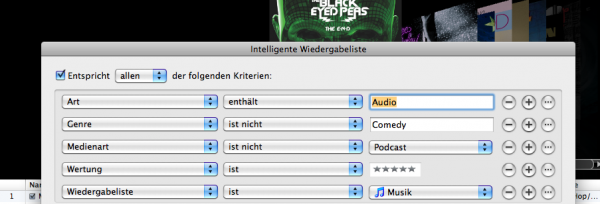 iTunes-Tipps: Wiedergabelisten erstellen