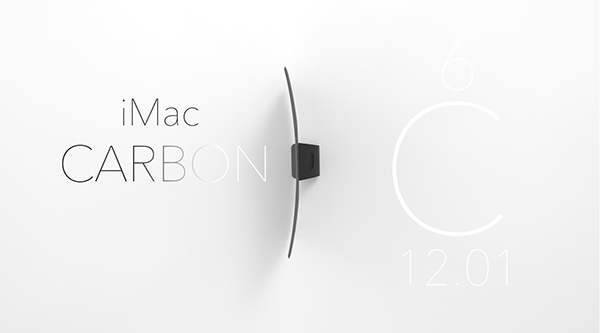 Tolles iMac Carbon Konzept