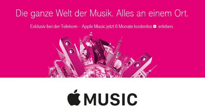 Apple Music jetzt kostenfrei bei der Telekom