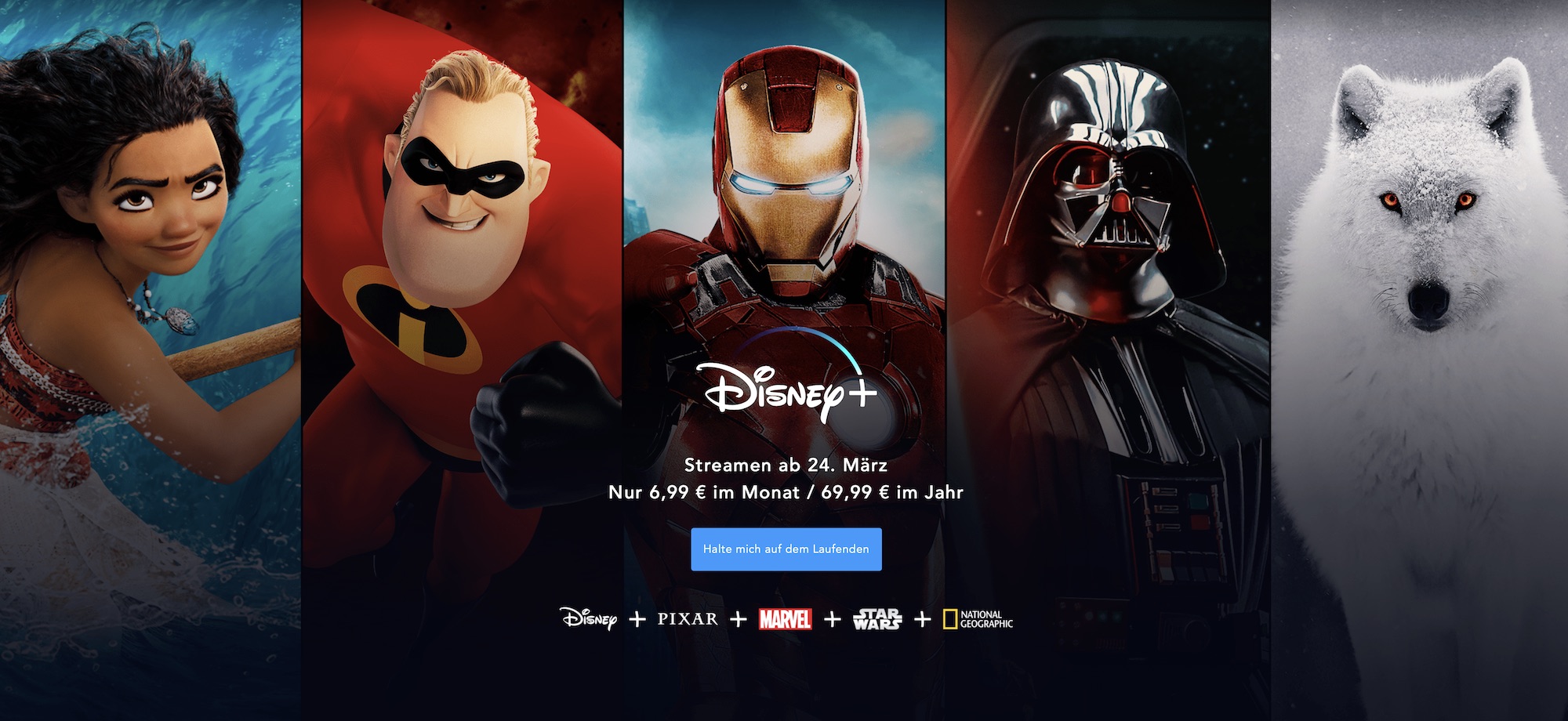 Disney+ startet früher für 6,99 Euro monatlich!