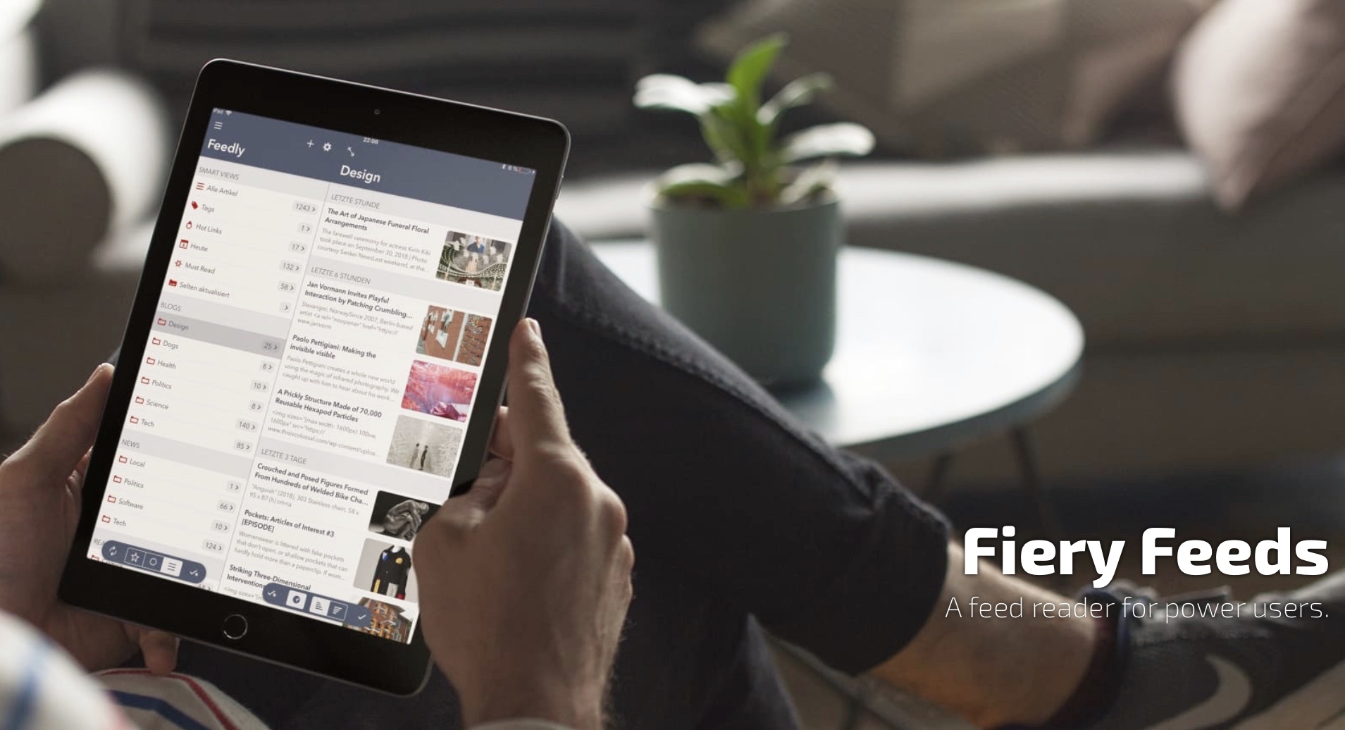 Fiery Feeds – Ein Feed Reader für Power User