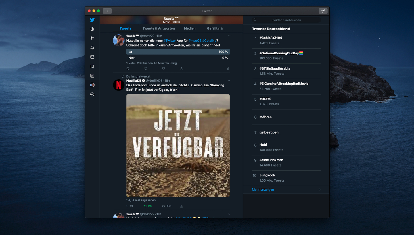 Twitter wieder für macOS erhältlich